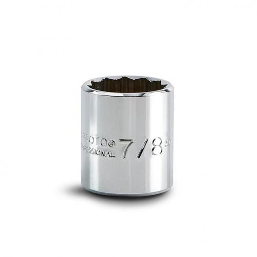 Proto 7/8in Shallow Socket 12-Point 3/8in Drive J5228