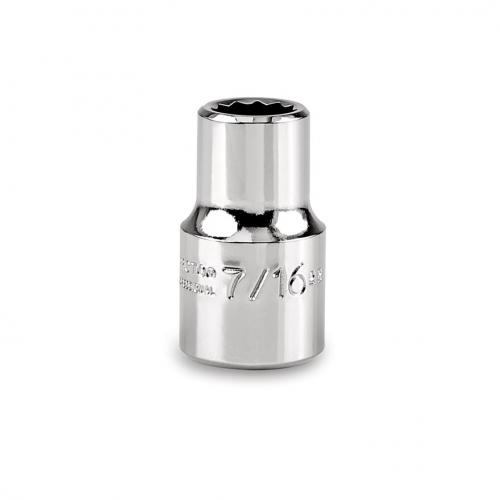Proto 7/16in Shallow Socket 12-Point 1/2in Drive J5414