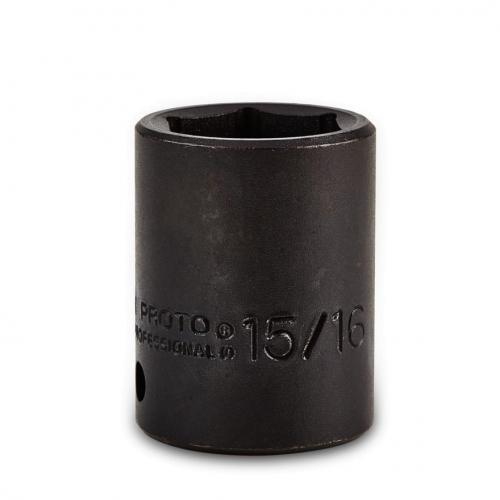 Proto 15/16in Shallow Impact Socket 6-Point 1/2in Drive J7430H