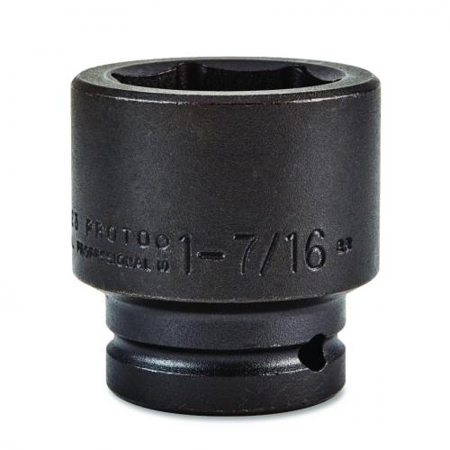 Proto 1-7/16in 3/4in Drive 6-Point Shallow Impact Socket J07523