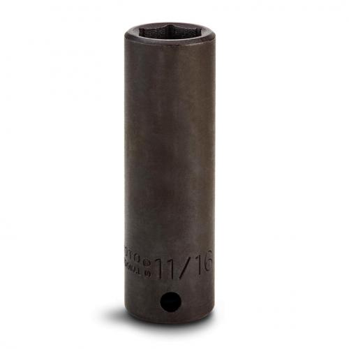 Proto 11/16in Deep Impact Socket 6-Point 1/2in Drive J7322H