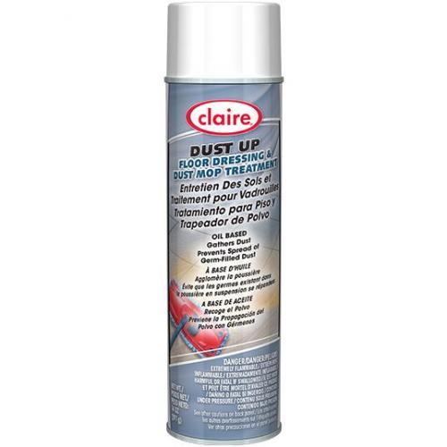 Claire C875 Dust Mop Treatment, Lemon Scent, 20oz Aerosol Spray (Replaces BWK352ACT and 75004510) - 12 Cans/Case
