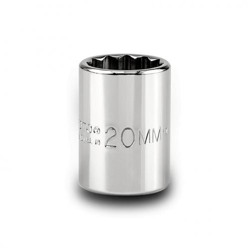 Proto 20mm Shallow Socket 12-Point 1/2in Drive J5420M