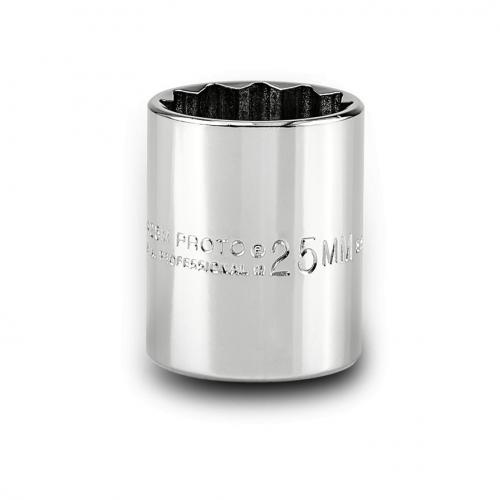 Proto 25mm Shallow Socket 12-Point 1/2in Drive J5425M