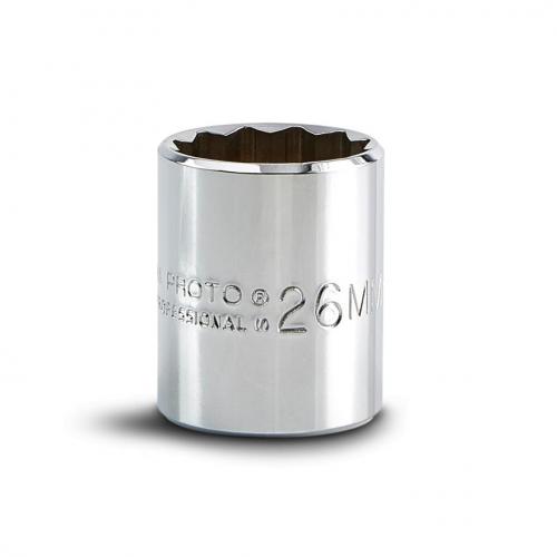 Proto 26mm Shallow Socket 12-Point 1/2in Drive J5426M
