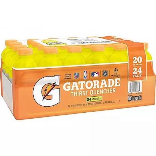 Gatorade Lemon Lime 20oz Bottles 24/Case 308-32868