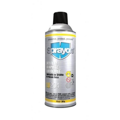 Sprayon LU204 Dry Film Graphite Lubricant 10oz SC0204000