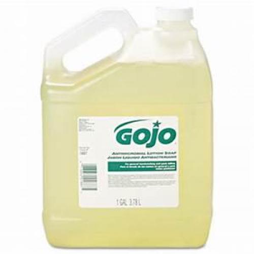 Gojo 1887-04 Gold Antimicrobial Lotion Soap - 1 Gallon   Discontinued Sub 1860-04