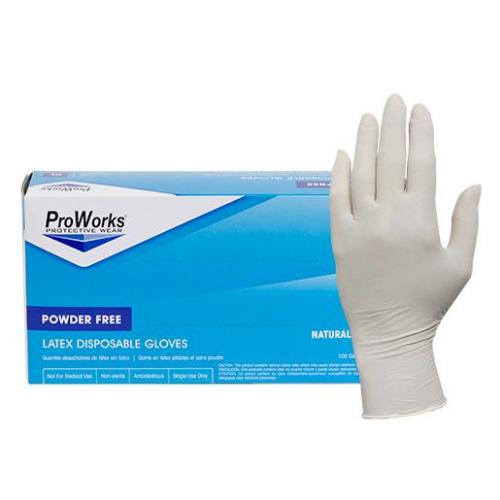 Adenna Powder-Free S Latex Gloves Natural - Small 1000/Carton GL-L105FS