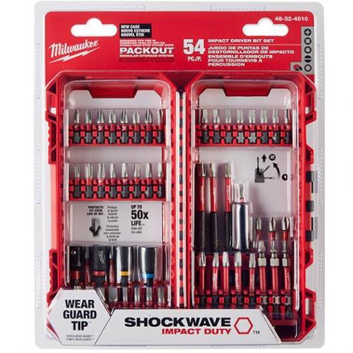 Milwaukee 54 Piece Shockwave Drill and Drive Set 48-32-4010