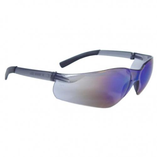 Radians Rad-ATAC Blue Mirror Safety Glasses with Rubber Tipped Temples AT1-70