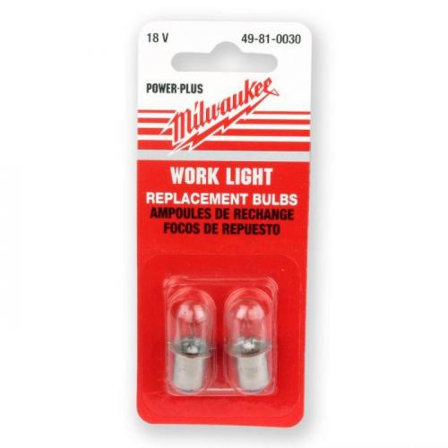 Milwaukee Work Light Bulb 18V 2/Pack 49-81-0030 N/A