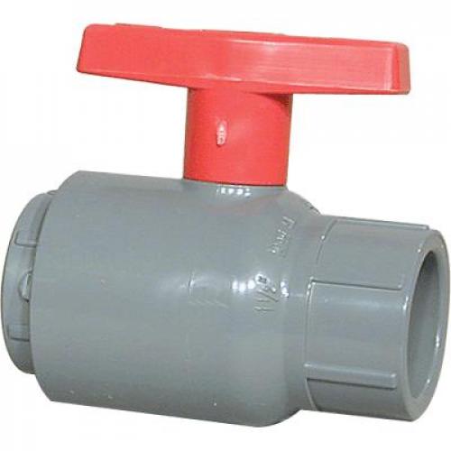 Spears CPVC 80 2in Compact Ball Valve Socket Weld Viton 2132-020C