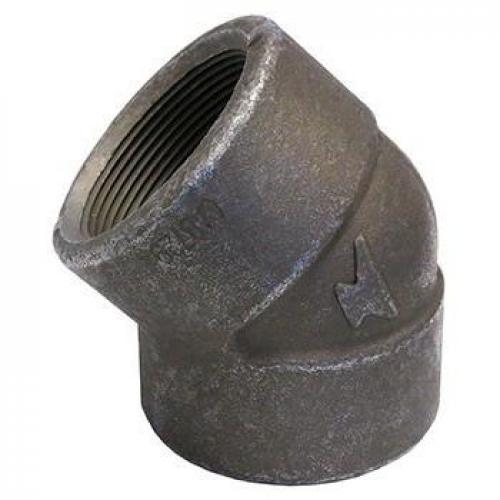 1in 2000 Forged Steel Threaded  45 Elbow