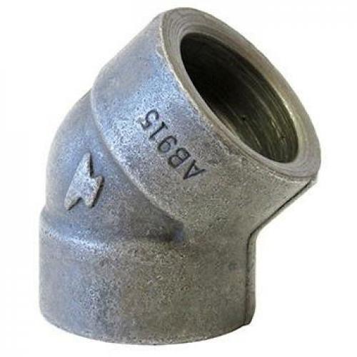 1-1/2in 3000lb Forged Steel Socket Weld 45 Elbow