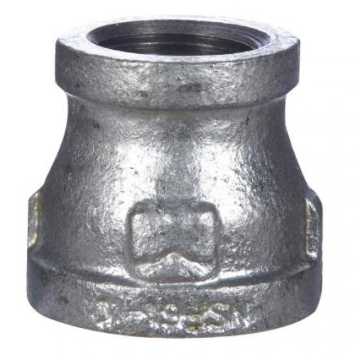 1-1/2in x 1/2in Galvanized 150lb Threaded Reducing Coupling