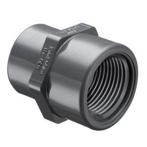 Spears PVC 80 1-1/4in x 3/4in Threaded Coupling 830-167 N/A