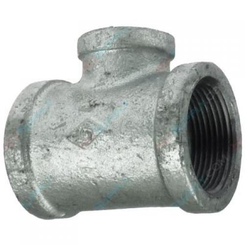 1-1/4in x 1-1/4in x 3/4in Galvanized 150lb Threaded Reducing Tee
