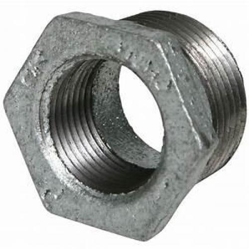 3/8in x 1/8in Zinc Plated 150lb Threaded Hex Bushing *