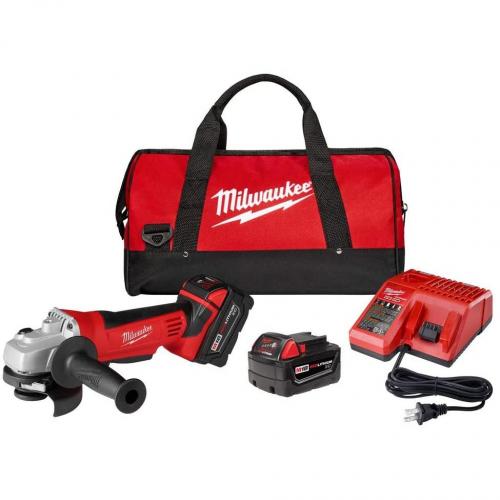 Milwaukee M18 4-1/2in Cut-Off/Grinder Kit with 2 Batteries 2680-22 N/A
