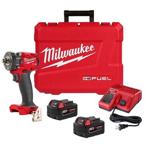 Milwaukee M18 Fuel 1/2in Compact Impact with Friction Ring Kit 2855-22 N/A