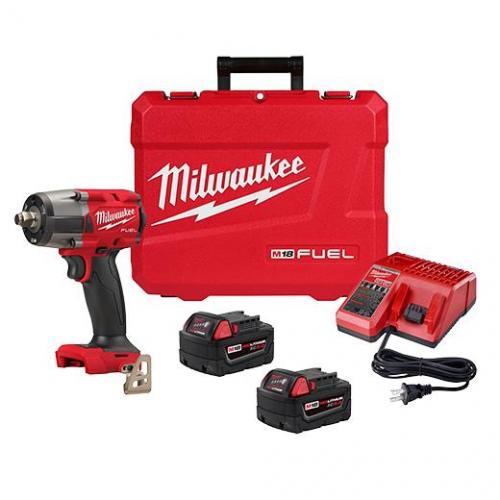 Milwaukee M18 Fuel 1/2in Mid-Torque Impact Wrench with Friction Ring Kit 2962-22 N/A