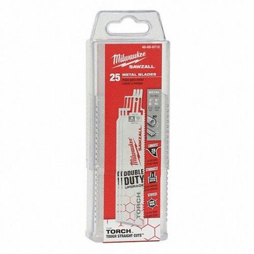 Milwaukee 6in 10T The Torch Sawzall Blade 25/Pack 48-00-8712