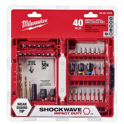 Milwaukee 40 Piece Shockwave Drill and Drive Set 48-32-4006