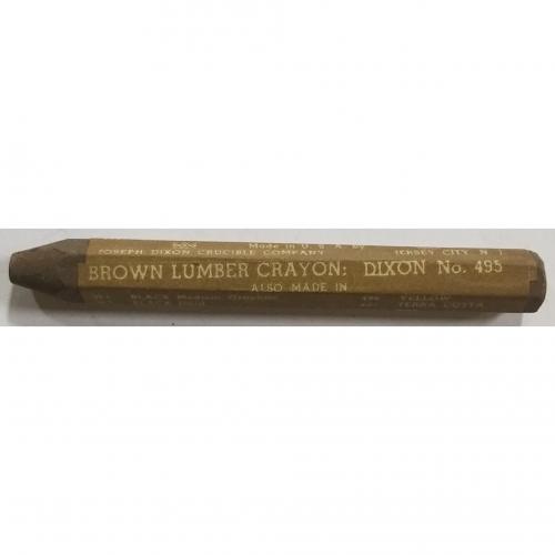 Dixon 495 Brown Crayon 54950