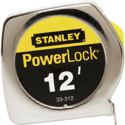Stanley Powerlock 3/4in x 12ft Tape Measure 33-312