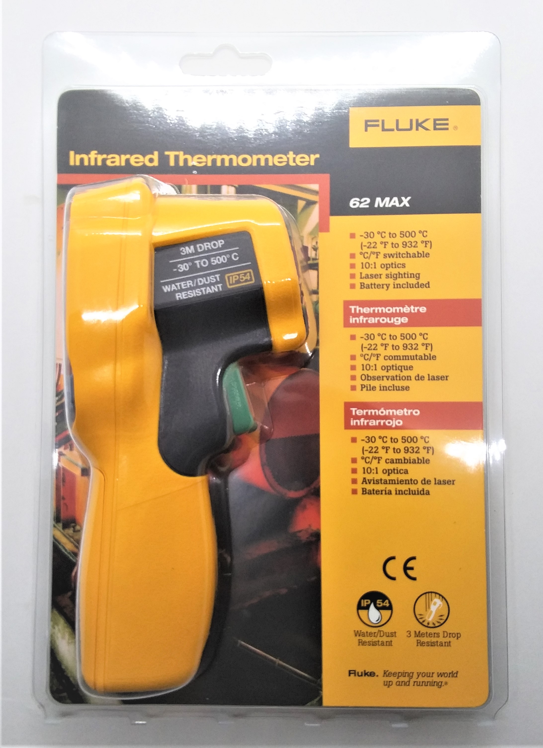 Fluke 62Max Plus Mini Infrared Thermometer - A. Louis Supply