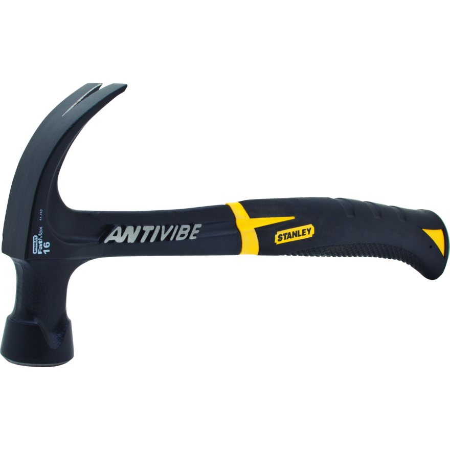 Stanley Fatmax Anti-Vibe Smoothing Nailing Hammer Curve Claw 16oz