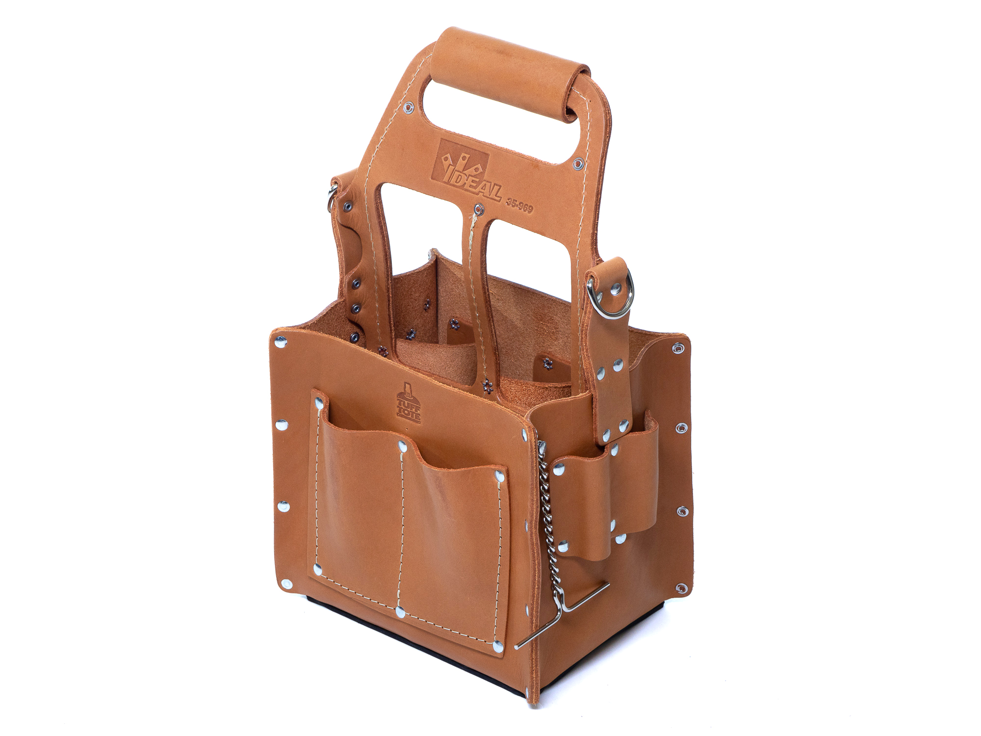 IDEAL Tuff-Tote Tool Carrier, Premium Leather w/Strap in the Tool Pouches  department at