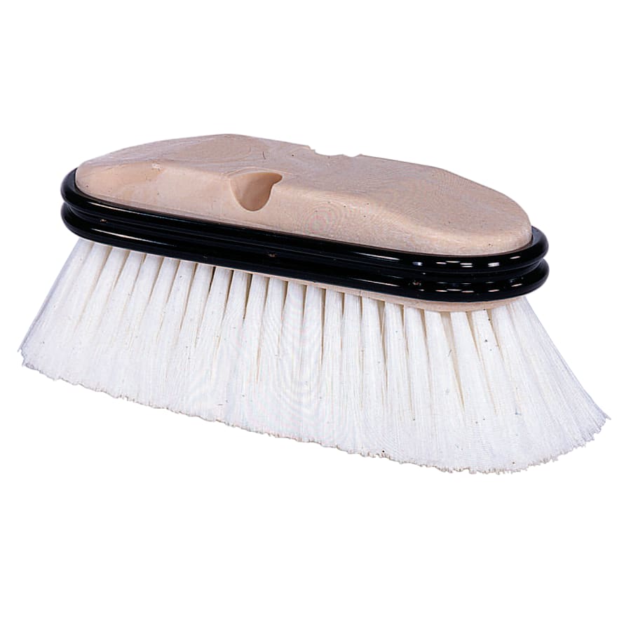 Weiler 9-1/2in Truck Wash Brush with out Handle Flagged White Polystrene  804-44510 - A. Louis Supply